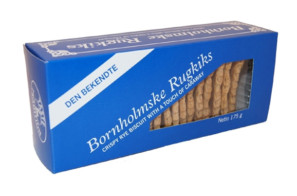 Bornholmske rugkiks, blå 175g