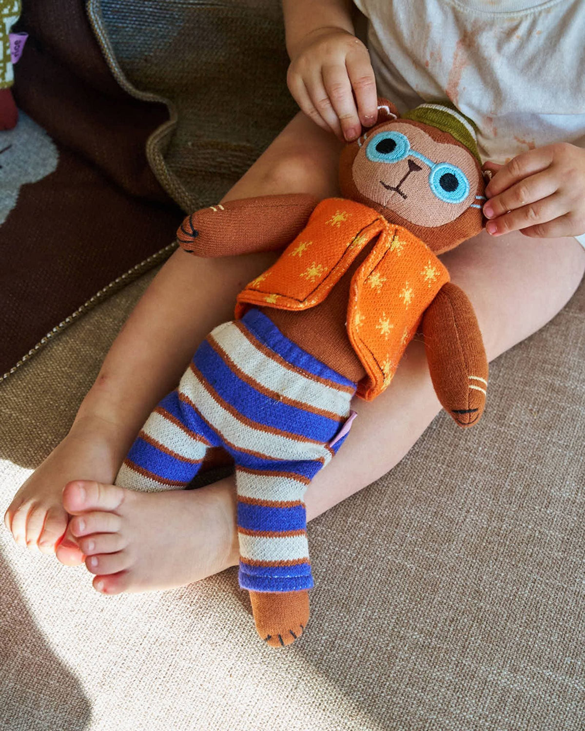 RICE strikket bamse – aben Harry