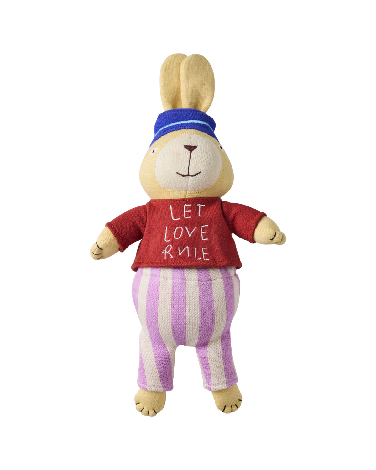 RICE strikket bamse – kaninen Robbie