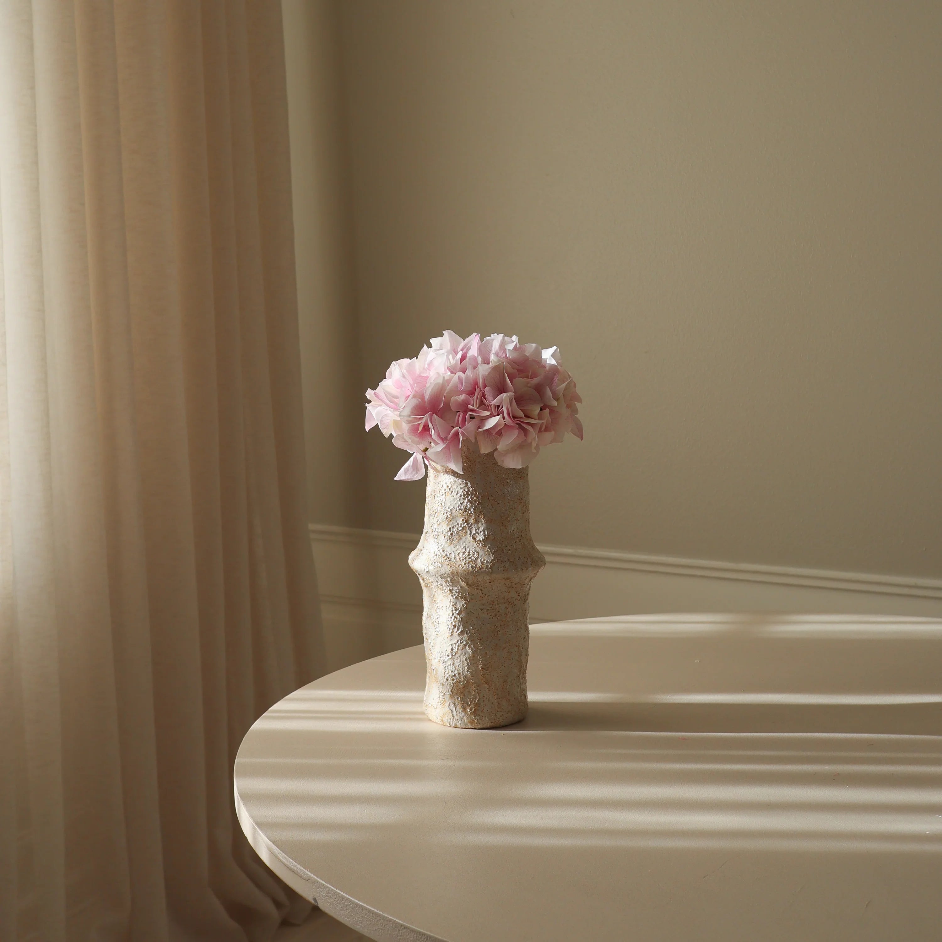 Lyserød Hydrangea Macrophylla Blomst