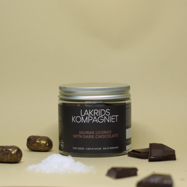 Salmiak Lakrids Med Mørk Chokolade 130g