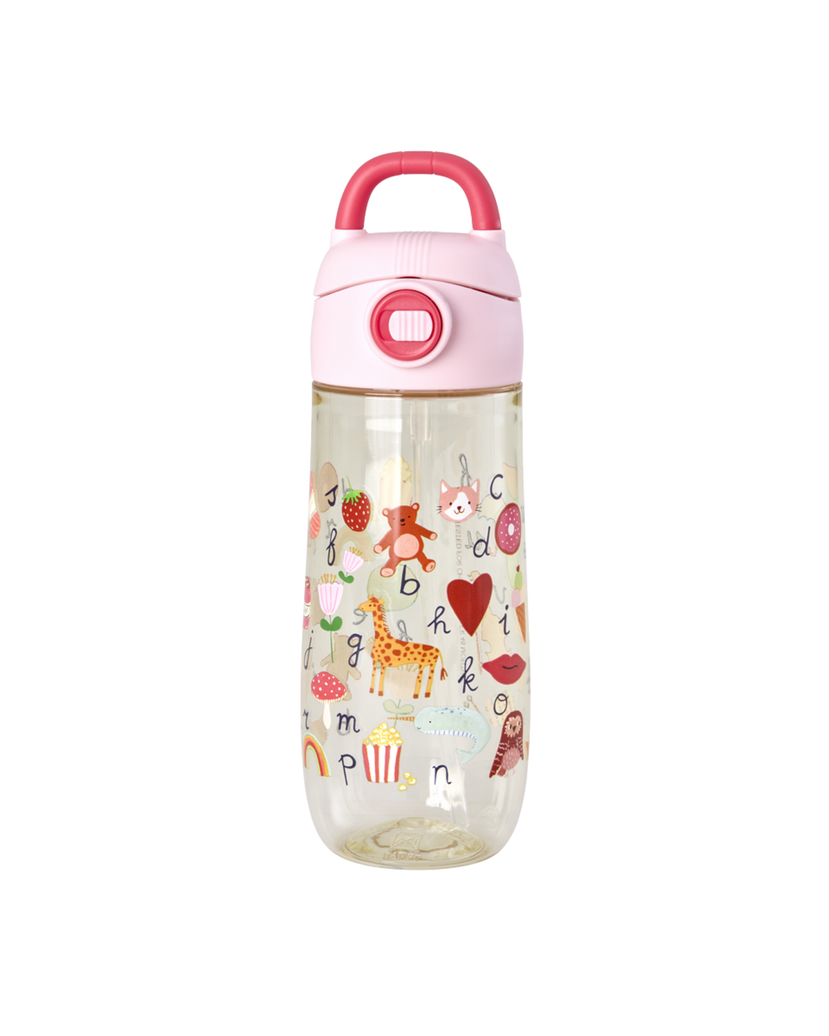RICE drikkedunk – ABC – lyserød – 550 ml