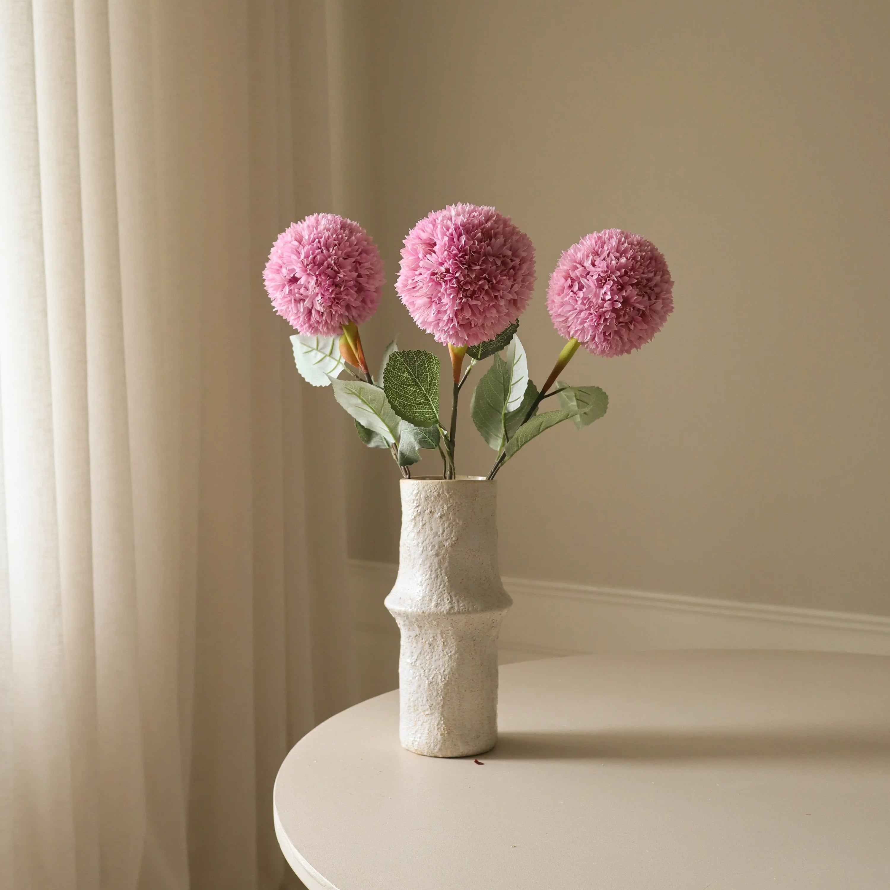 Lyserød Allium Azureum-løg