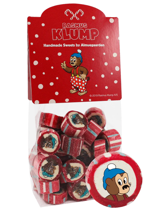 Rasmus Klump bolcher med smag af karamel