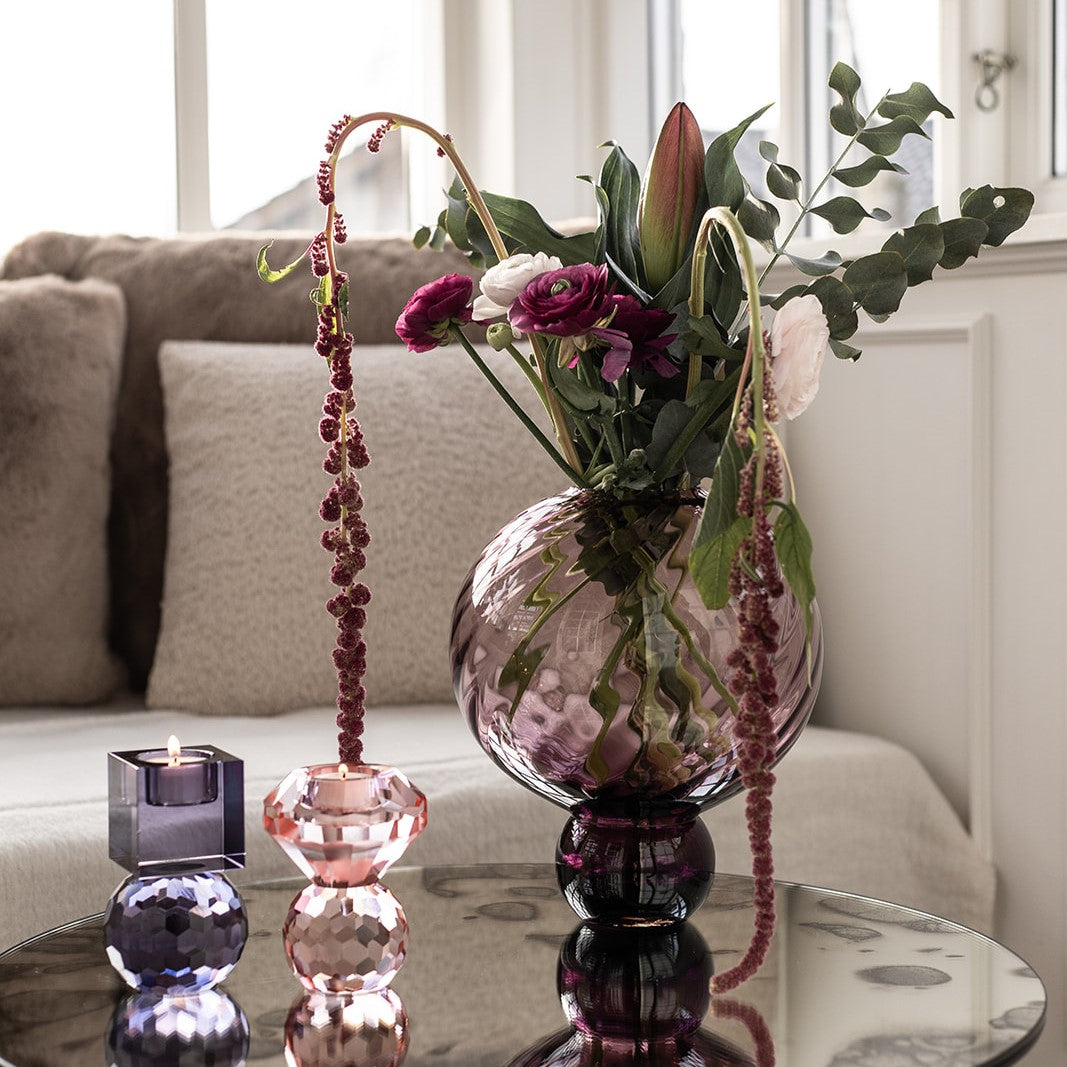 Meadow Swirl Vase - Plum Large