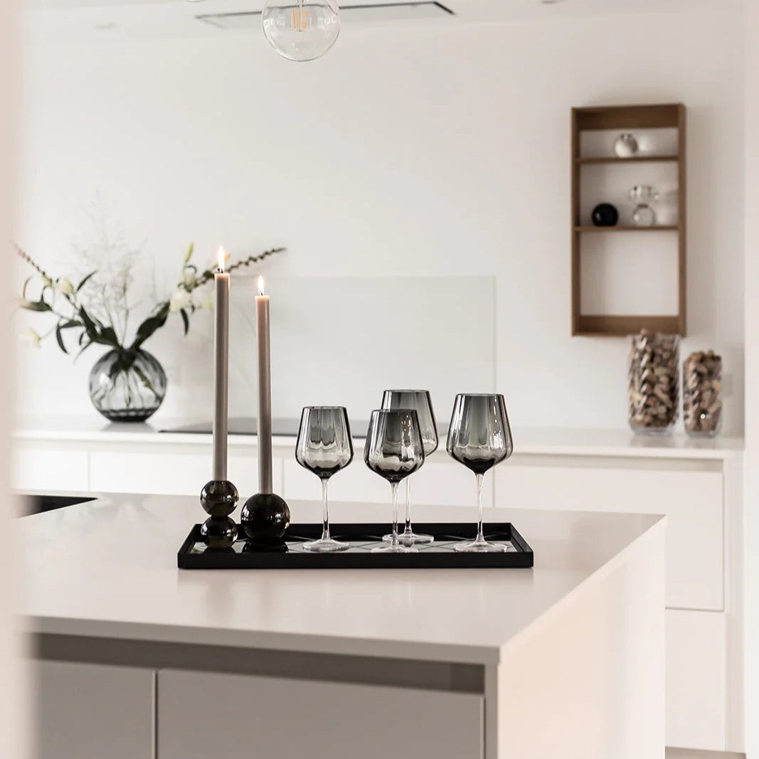 Rødvins Glas - Grå - Meadow Stemware