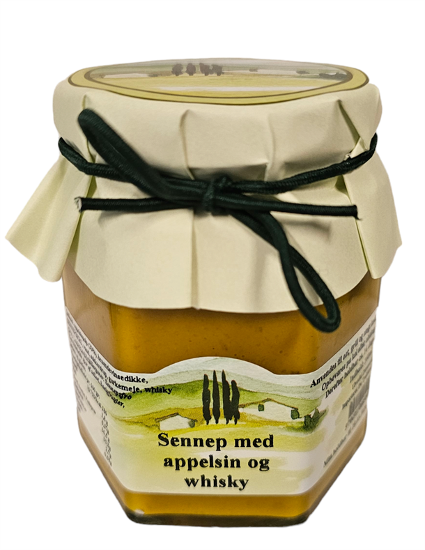Sennep med appelsin og whisky