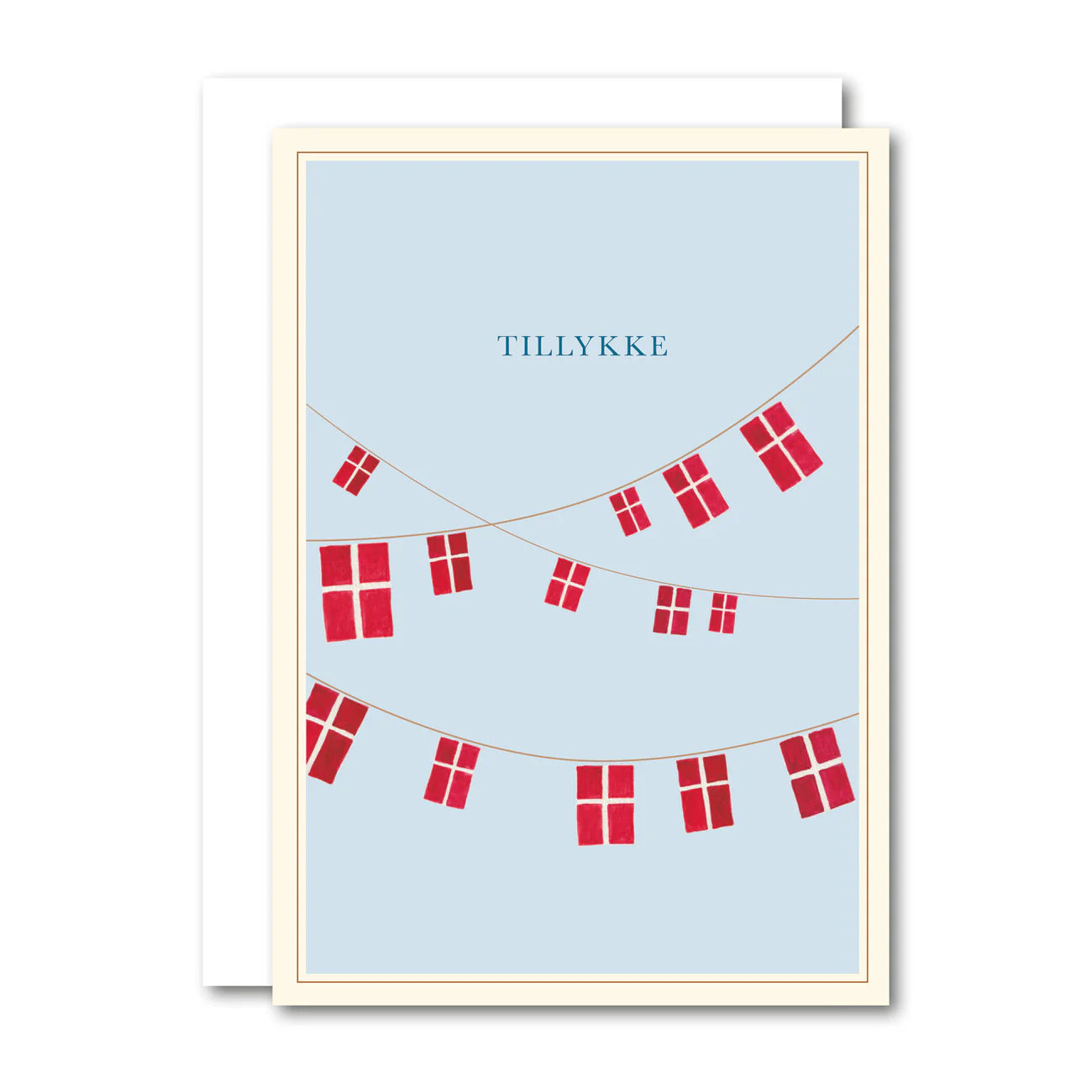 Lille foldet kort, Tillykke