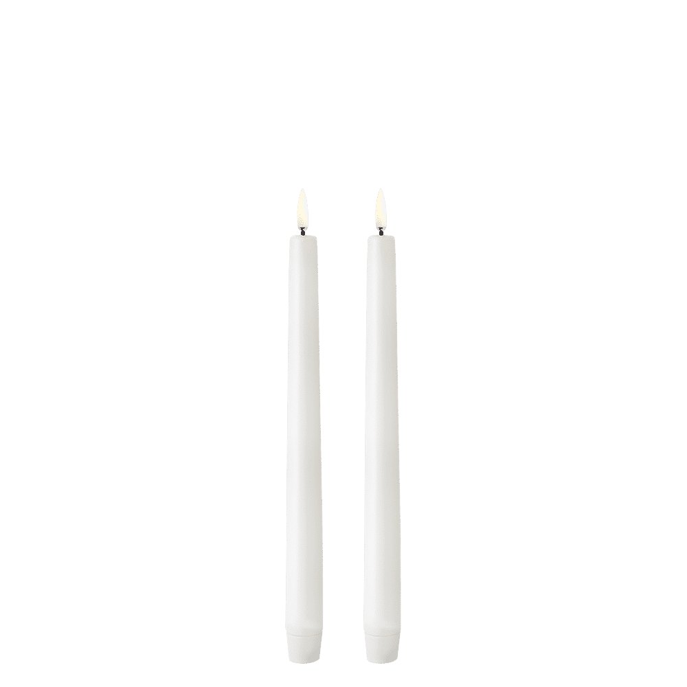 Uyuni - Taper Candle Nordic White W2,3 x H25,5 cm