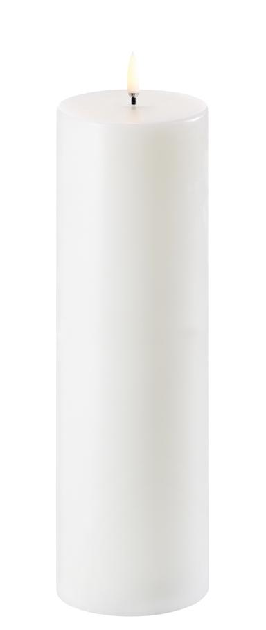 Uyuni - Pillar Candle Nordic White W7,8 x H25 cm