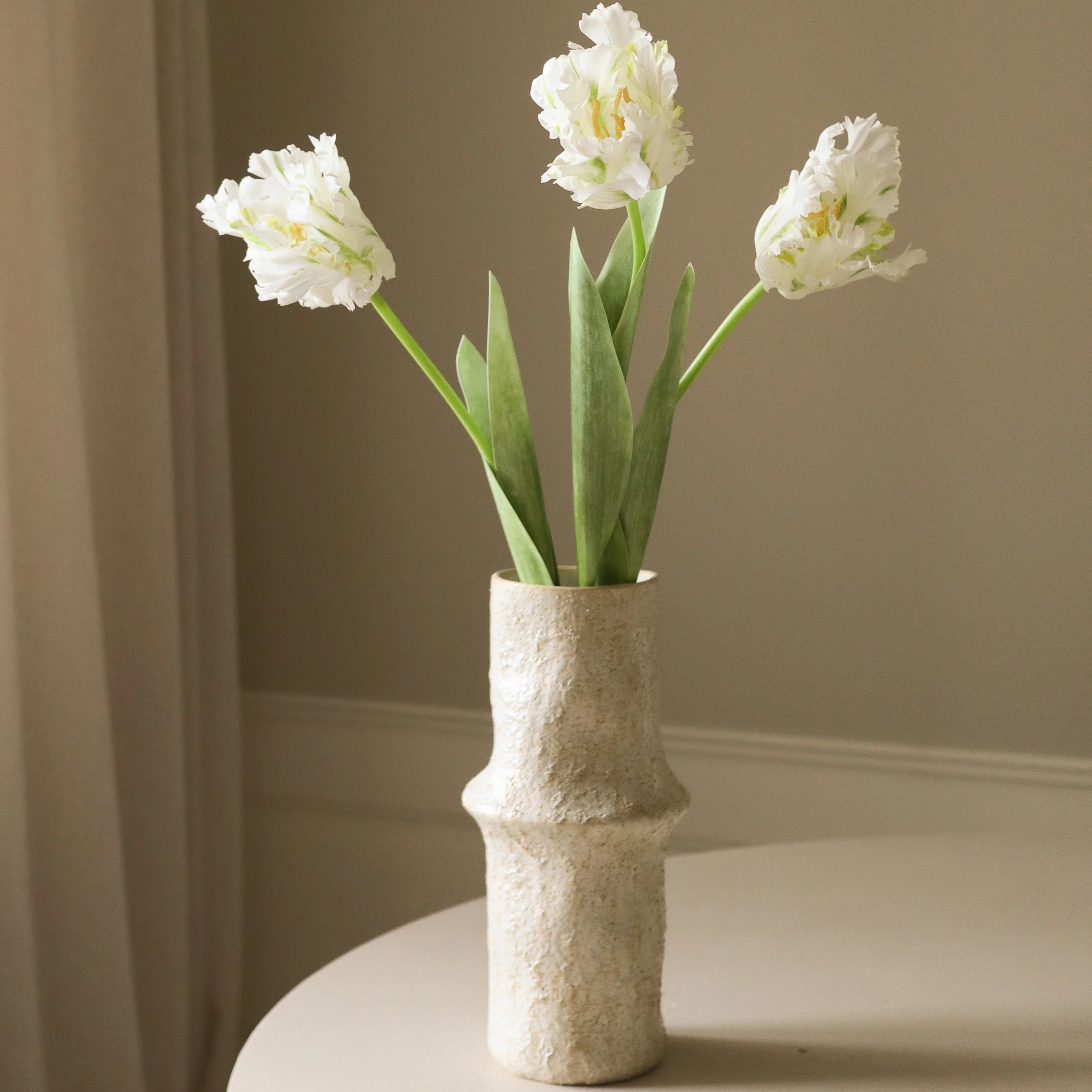 Hvid papegøje tulipan blomst