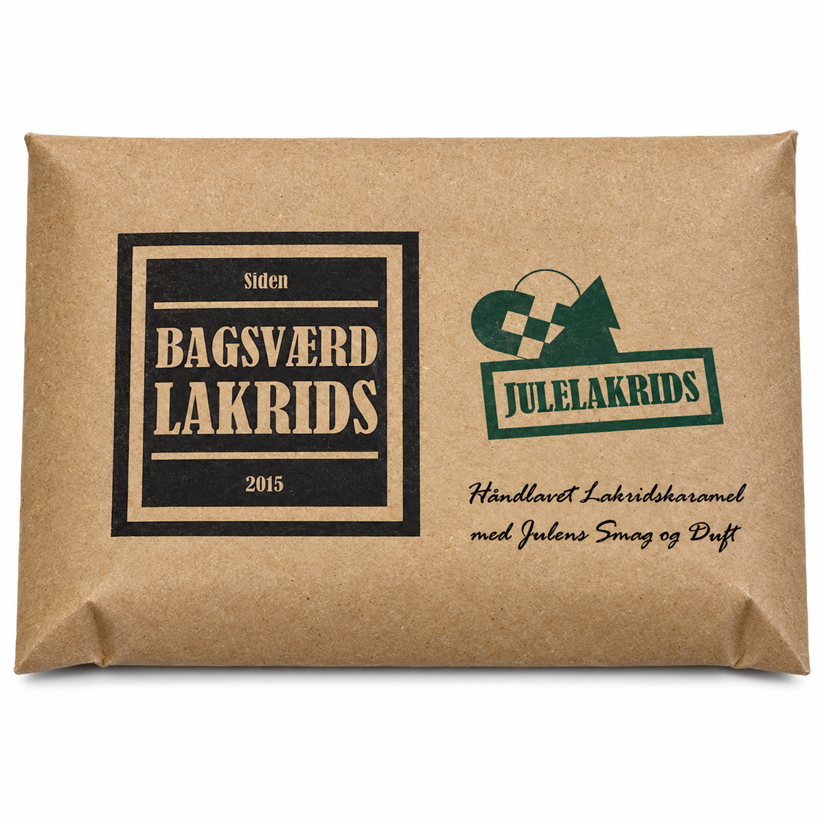 Bagsværd Julelakrids 160 g på hvid baggrund