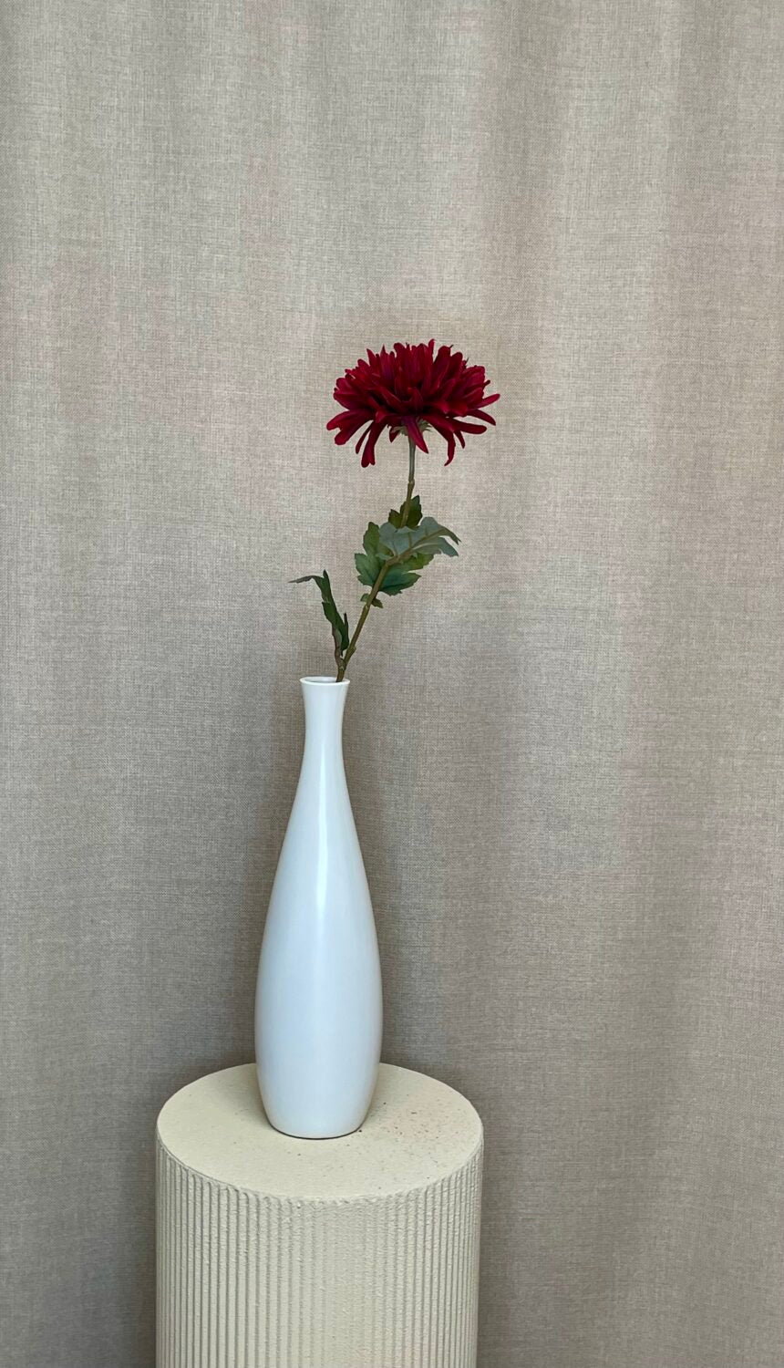 Chrysanthemum bordeaux – 68 cm – inspiration og detaljer
