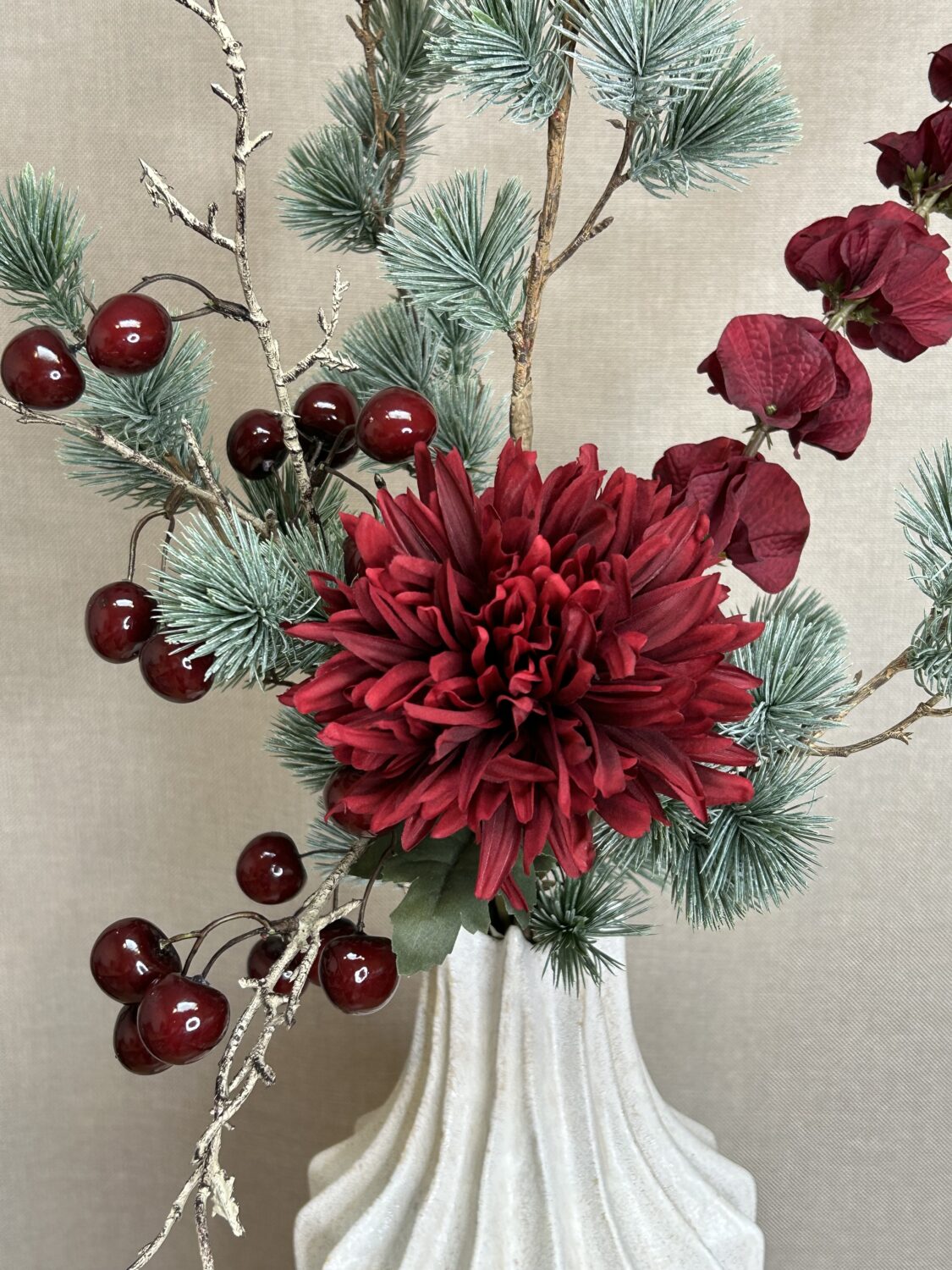 Kirsebærgren bordeaux – 78 cm – inspiration og detaljer