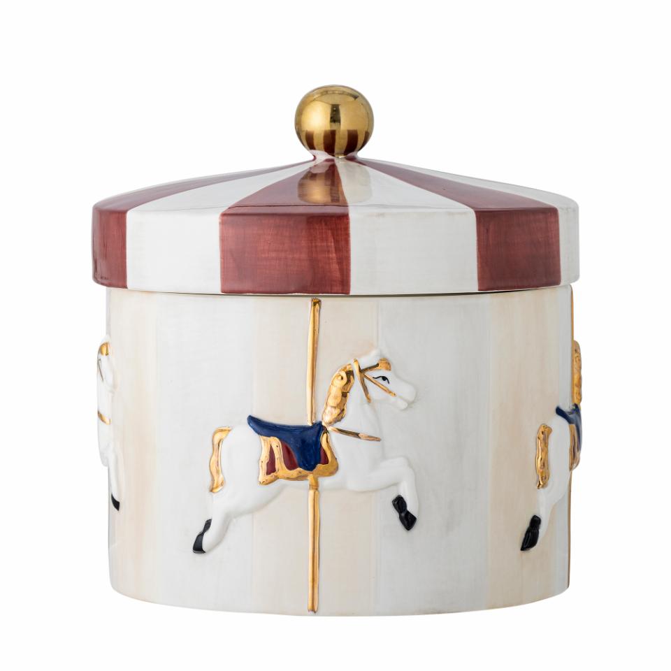 Merry-go-round krukke med låg – karrusel – billede 3