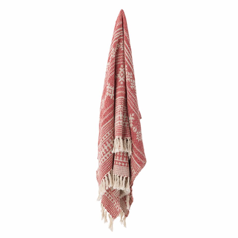 Oia plaid – rød – billede 3