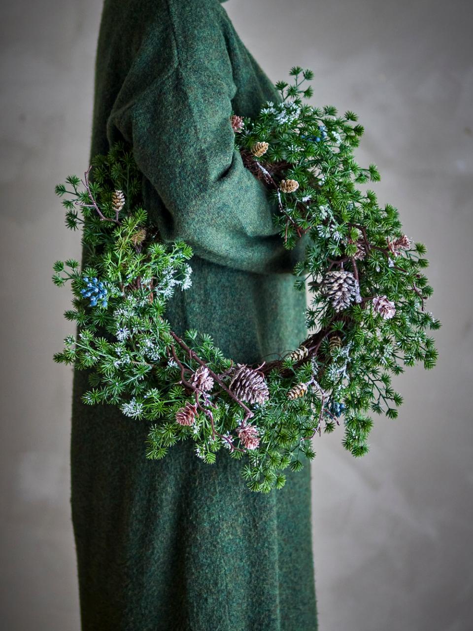 Cedar krans – grøn, Ø50 cm – billede 3