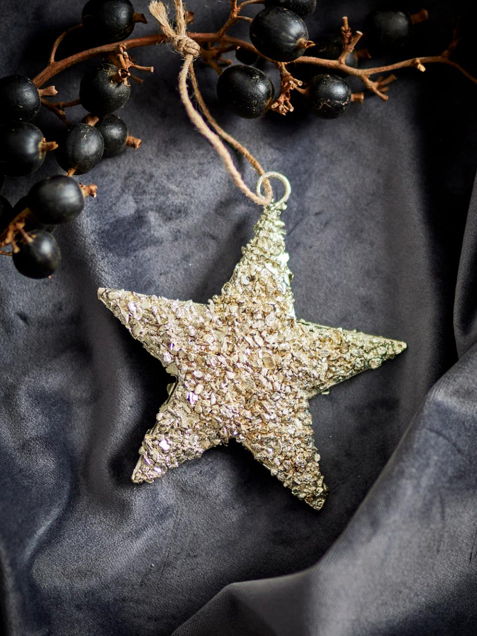 Sarika ornament – guldstjerne – billede 3