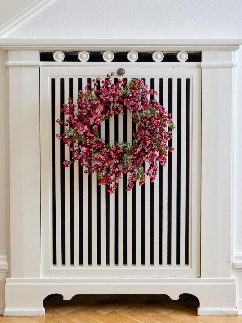Winter Berry krans – rød – billede 2