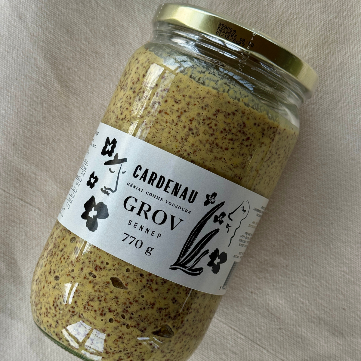 Gammeldags grovkornet sennep – 770 g