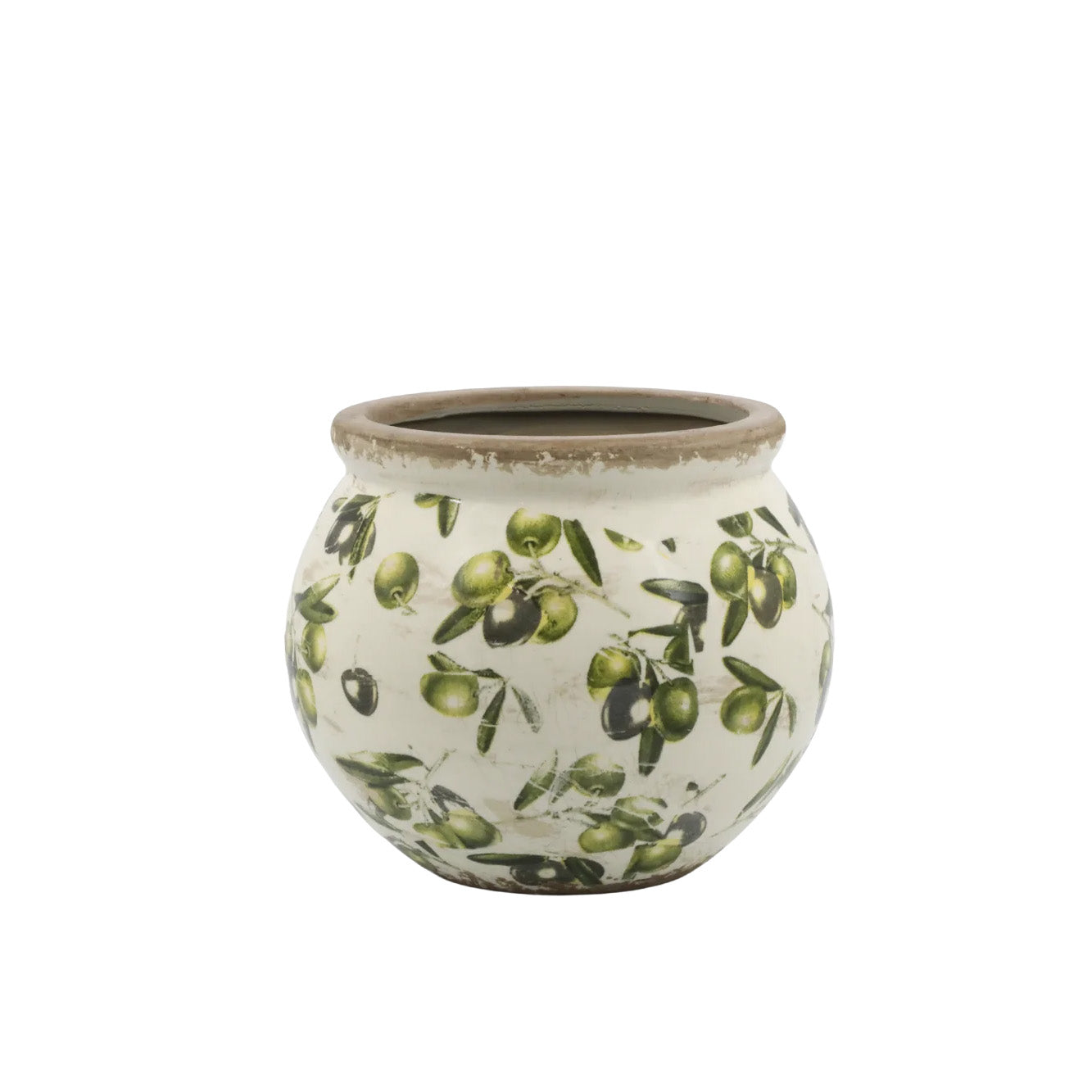 Olive Potteskjuler m. olivenmønste