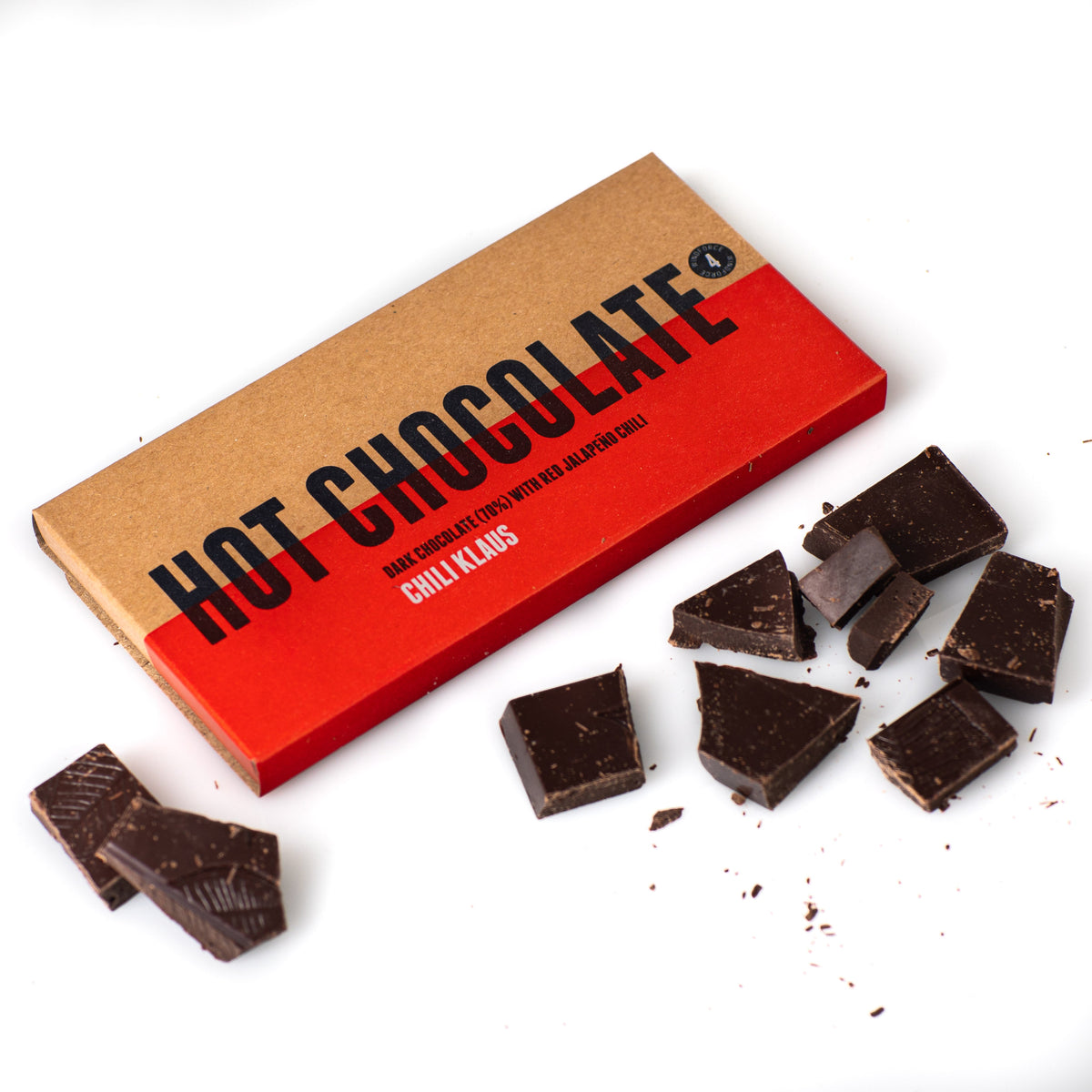 Hot Chocolate - mørk chokolade (70%) m. rød jalapeño chili