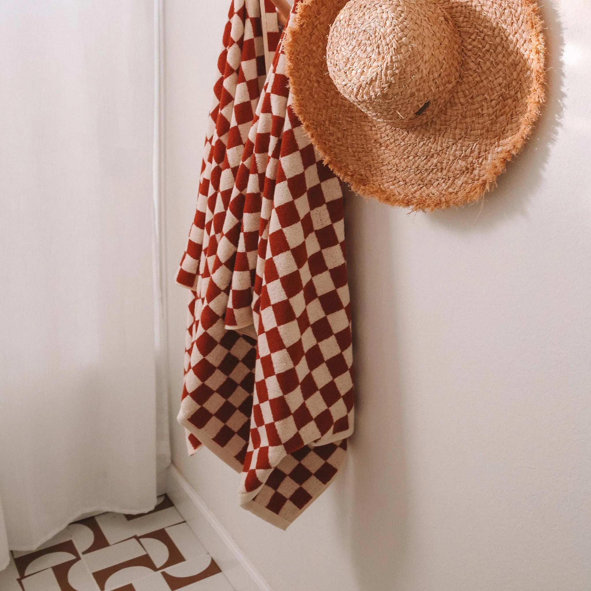 Check Håndklæder- Cinnamon 70x140 cm