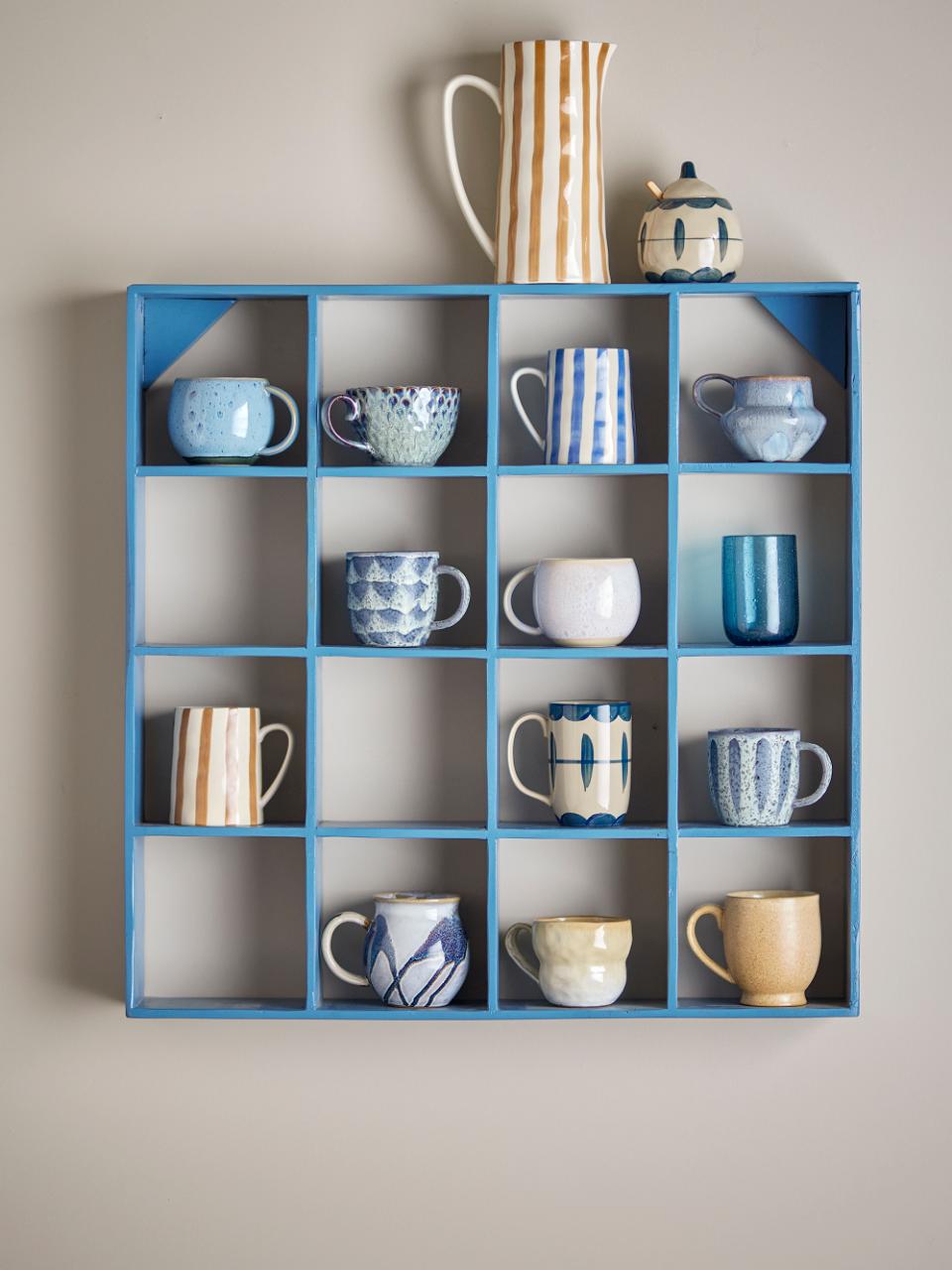 Begonia Krus, Blå, Stentøj