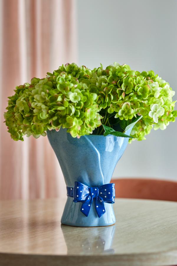 Belivia Vase, Blå, Stentøj