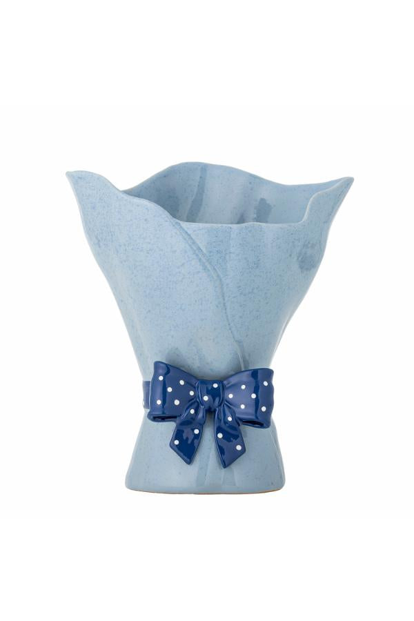 Belivia Vase, Blå, Stentøj