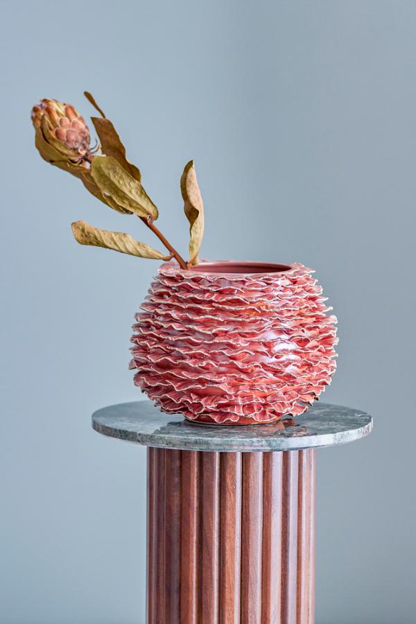 Morwen Vase, Rosa, Stentøj