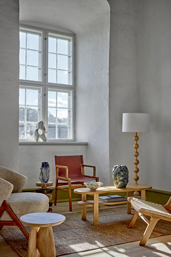 Tulla Vase, Grå, Glas