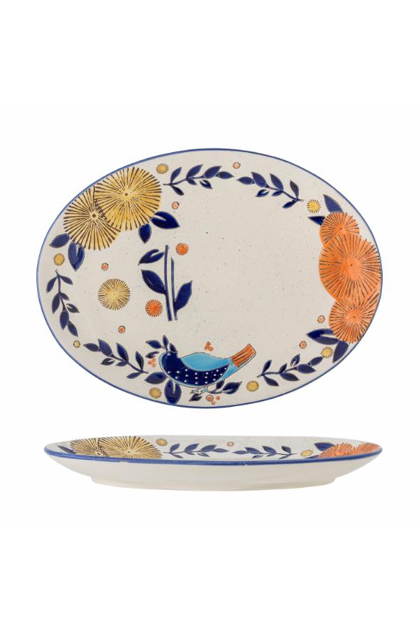 Lynna Serveringsfad, Multifarvet, Stentøj