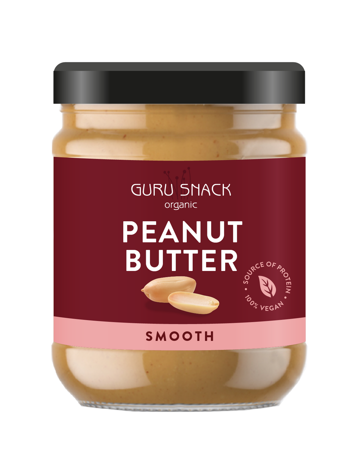 Guru Snack Økologisk Peanut Butter Smooth 250 g