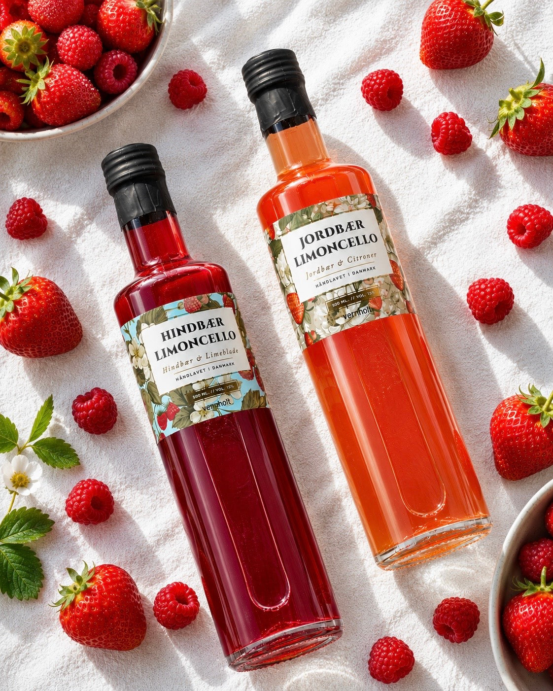 Vernholt hindbær Limoncello