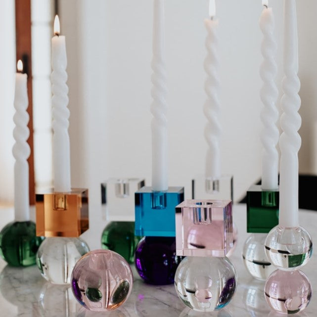 Crystal Color Crush - Clear/Pink Twin