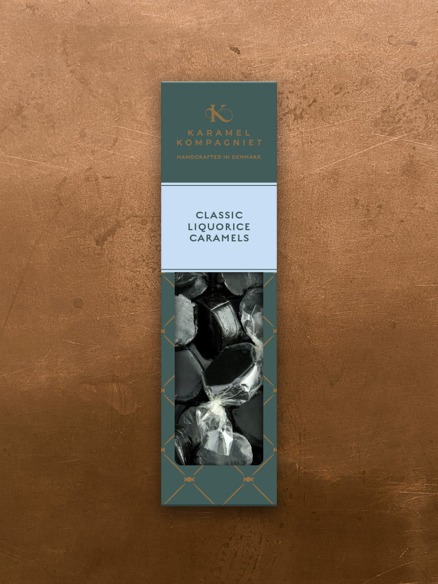 Classic liquorice caramels / Klassisk lakrids