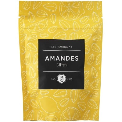 Lie Gourmet mandler med citron – 100 g