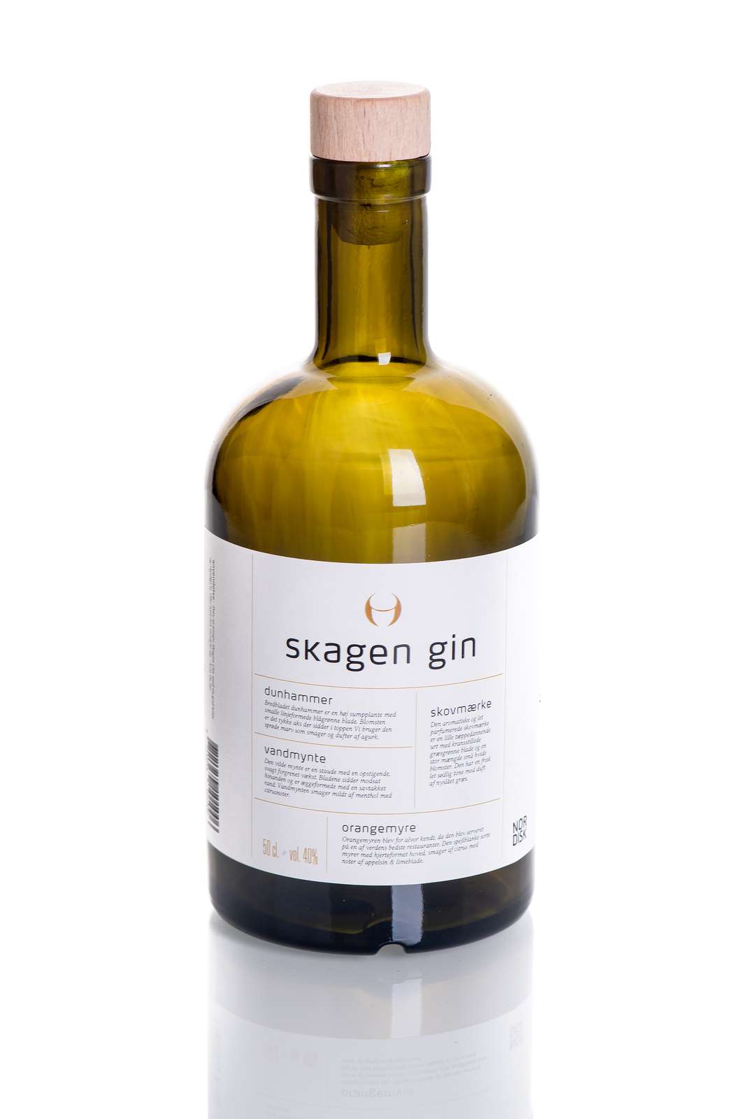 Skagen Gin med Dunhammer, Vandmynte, Skovmærke & Orangemyrer – 40% vol.