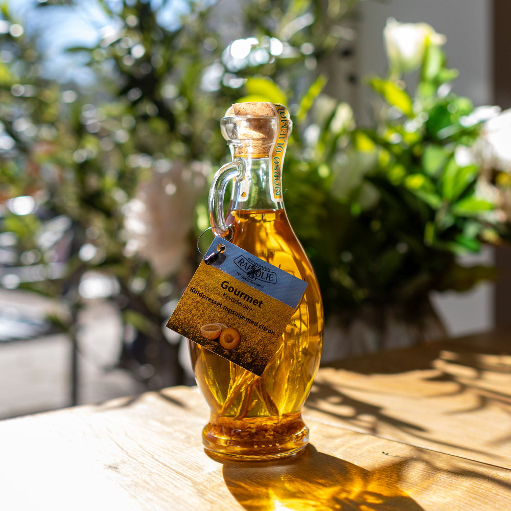 Morsø Oliemølle- Koldpresset rapsolie med citron 250ml