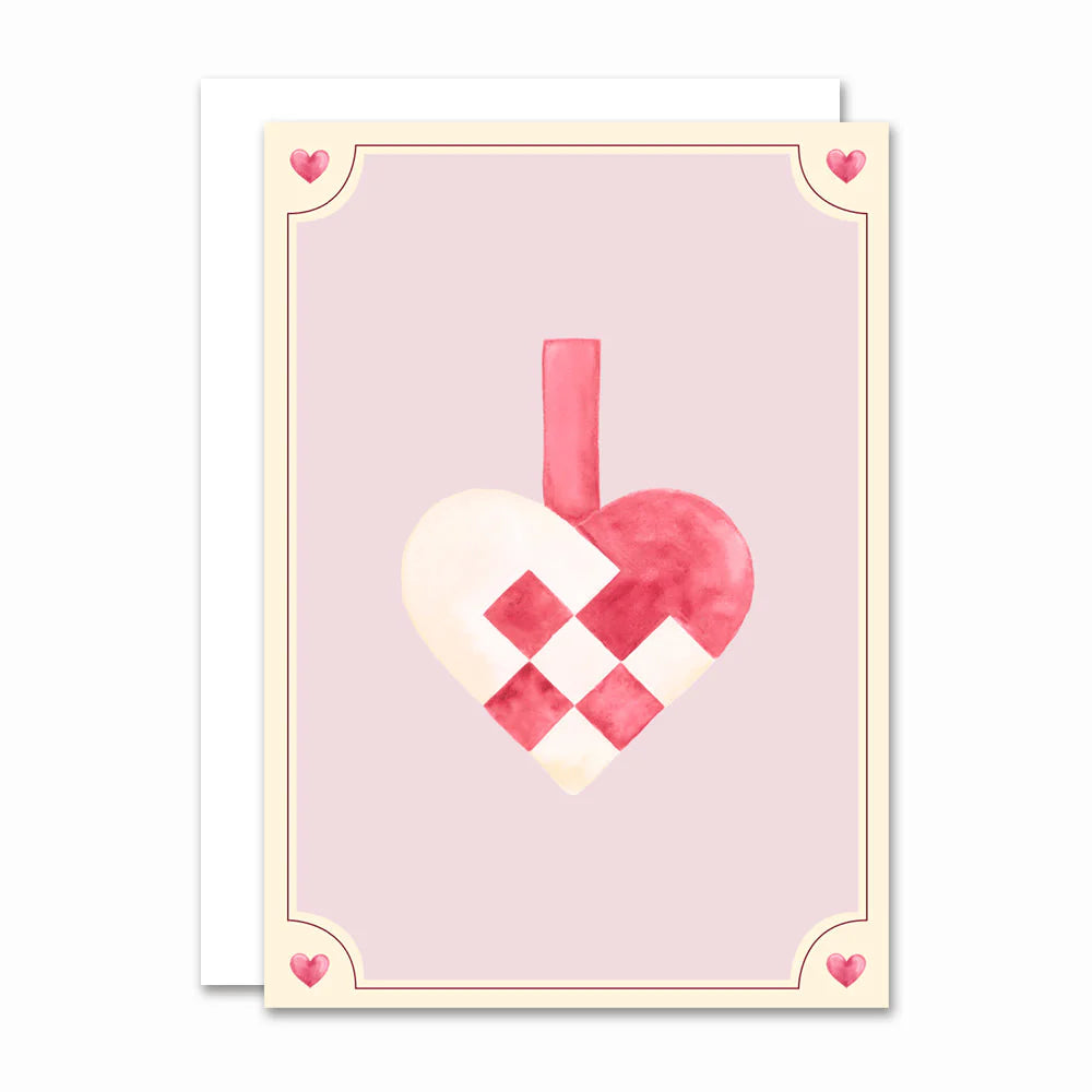 Lille foldet kort, Julehjerte