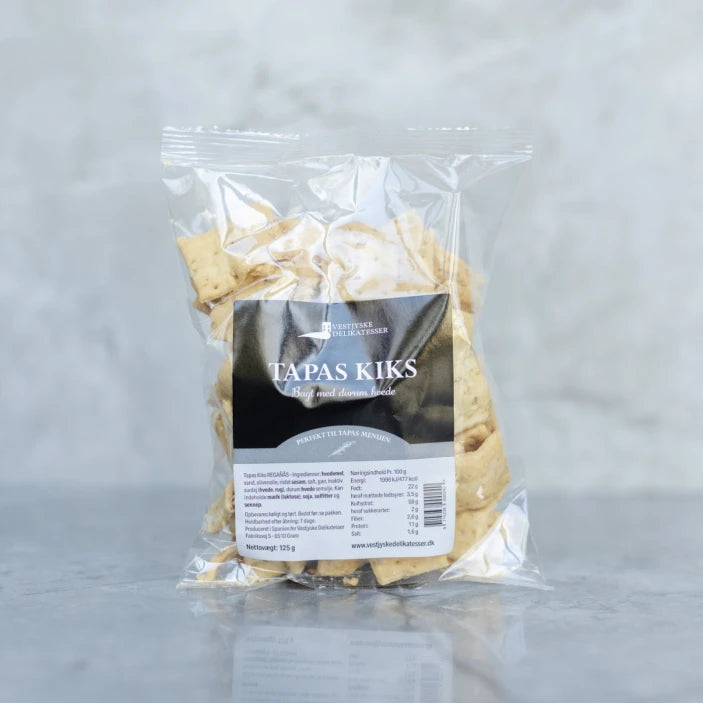Vestjyske Tapas Kiks 125g