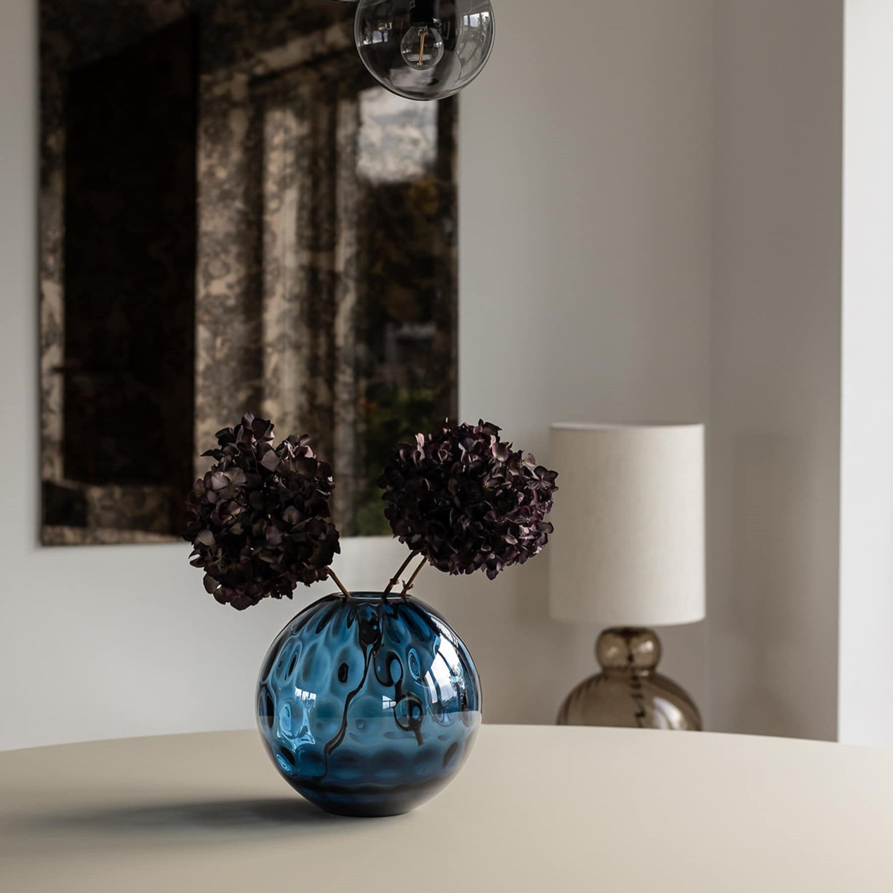 Sadie Vase - Drops - Blue Medium
