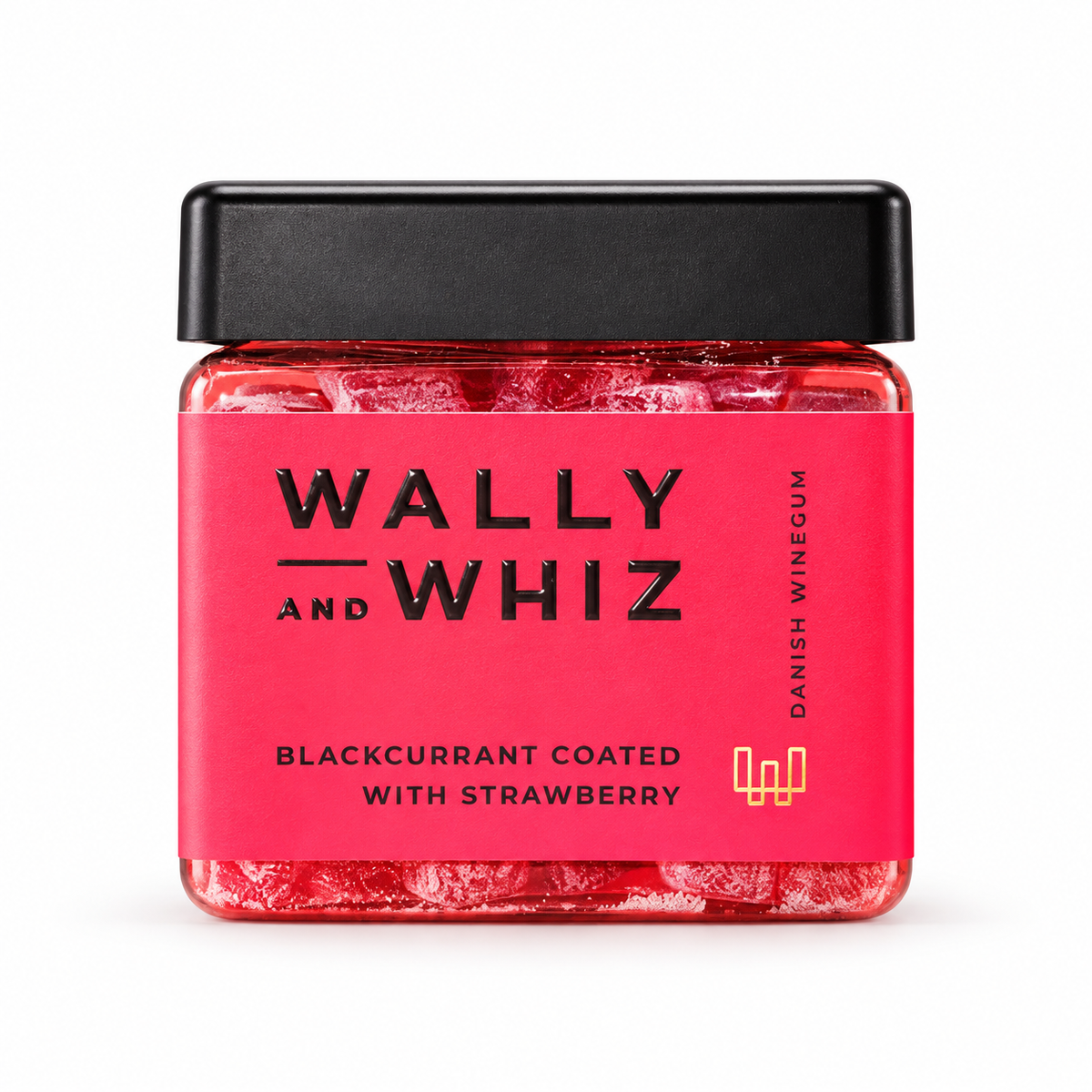 Solbær med jordbær – 135 g – Wally and Whiz på hvid baggrund