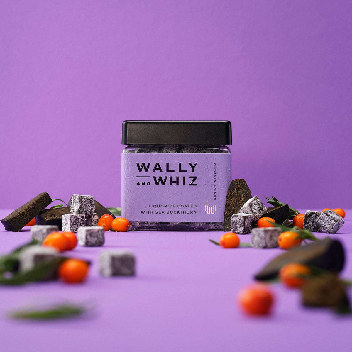 Lakrids med havtorn – 135 g – Wally and Whiz