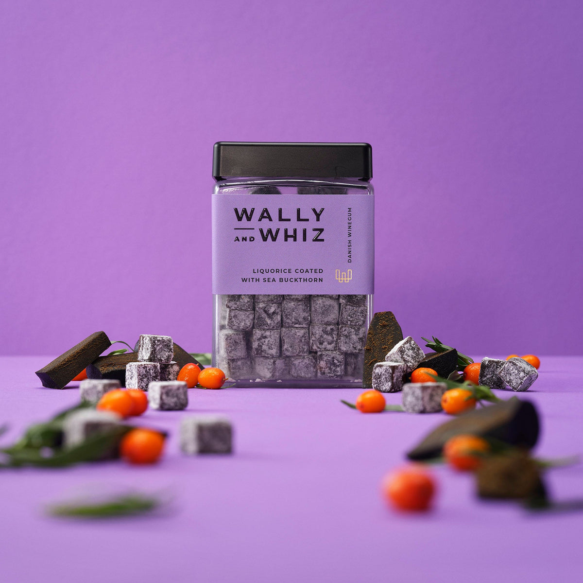 Lakrids med havtorn – 240 g – Wally and Whiz