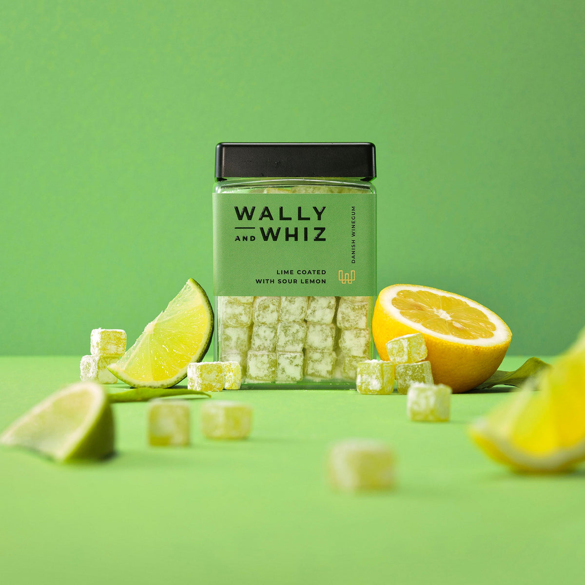 Lime med sur citron – 240 g – Wally and Whiz