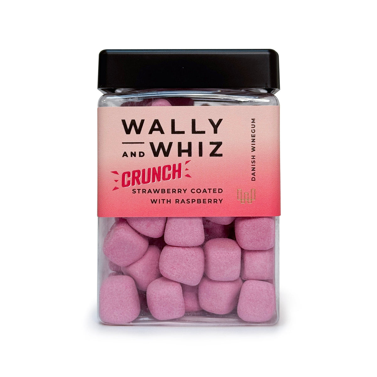 Jordbær med hindbær Crunch – 210 g – Wally and Whiz