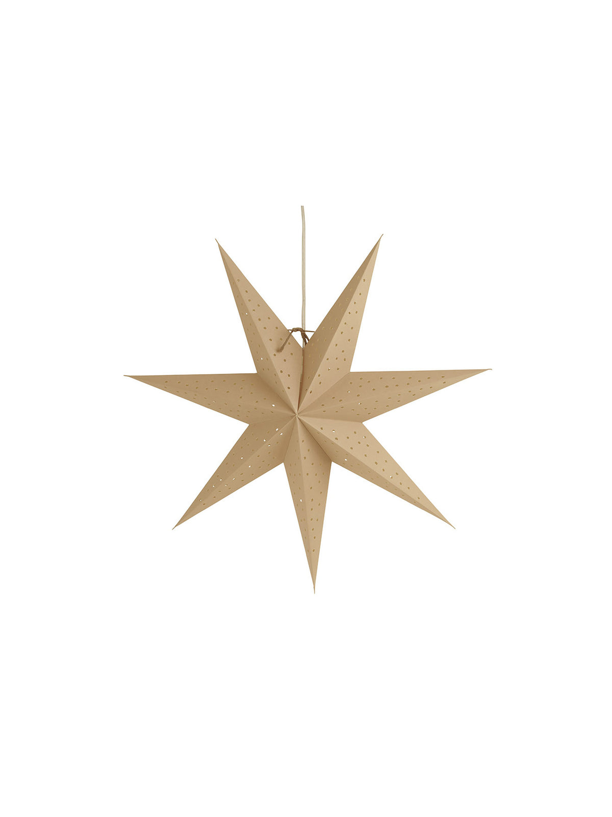 Stella julestjerne – beige, 60 cm – billede 2