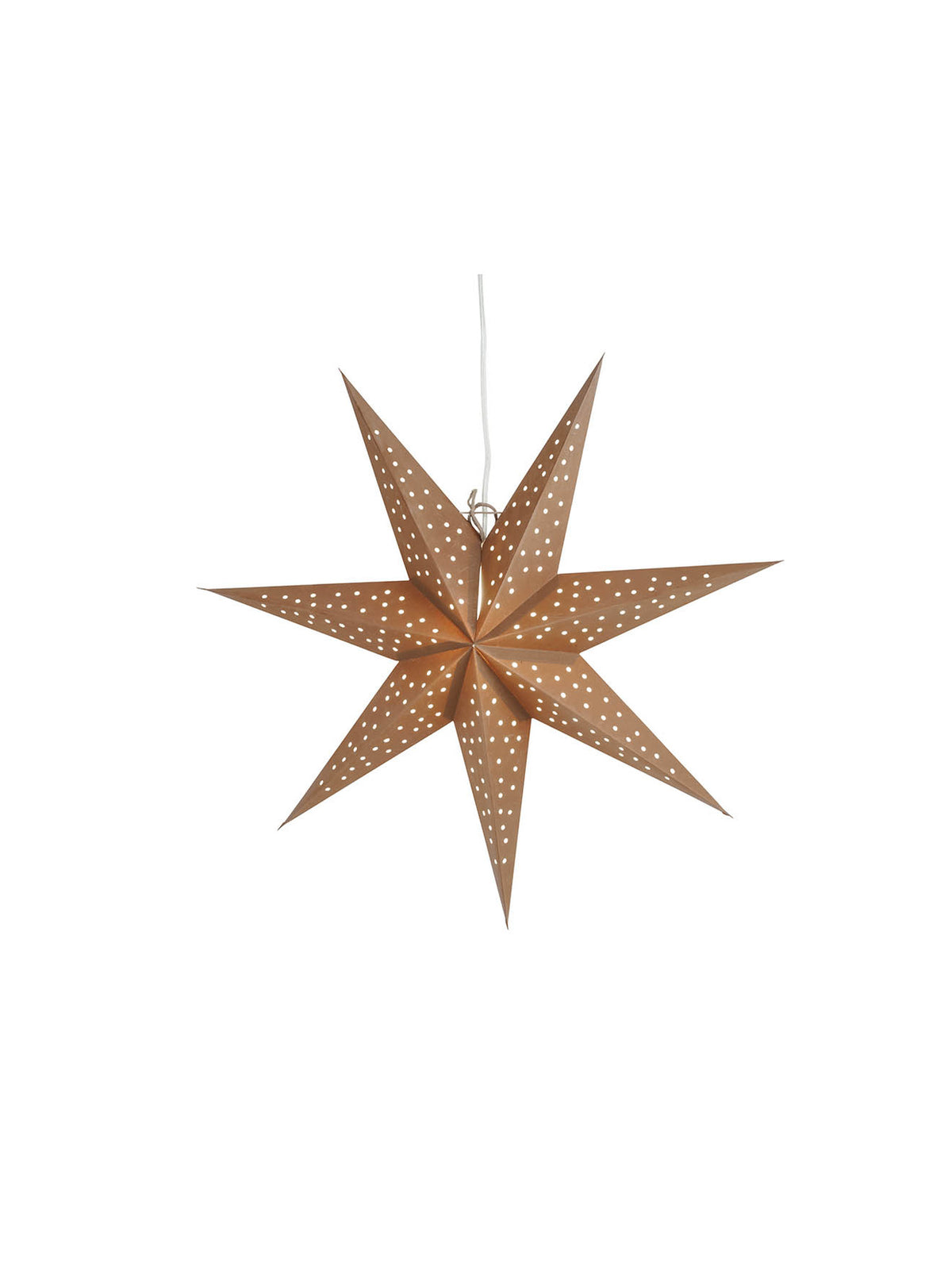 Stella julestjerne – mocca, 60 cm – billede 3